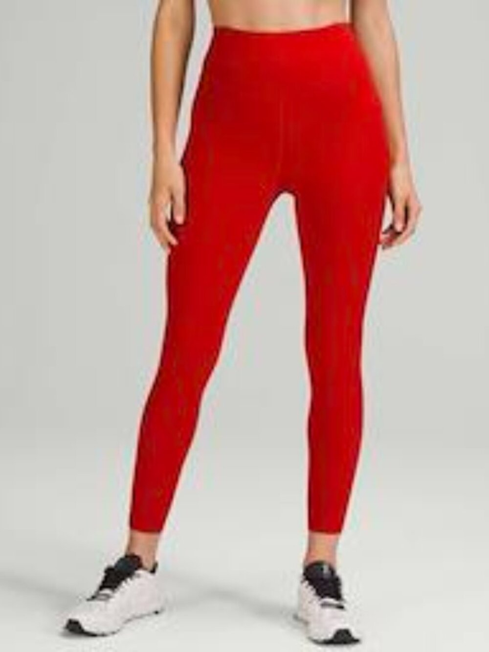 Lululemon Base Pace High-Rise Tight 25" Dark Red Running Leggings Size 6